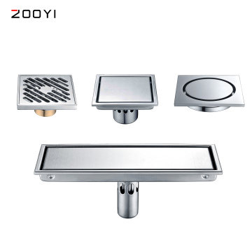 4 Inch Chrome Finish 3.5 inch Stainless Steel Kitchen Floor Drain for Bathroom Shower - Hot Sale