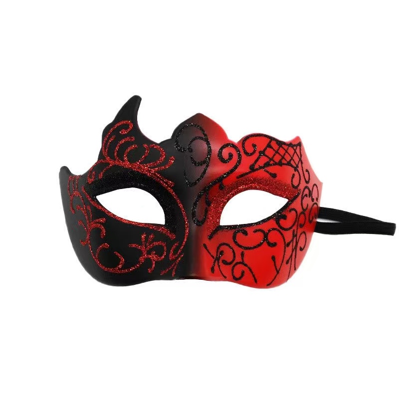 Glitter Scroll Venetian Women Eye Mask