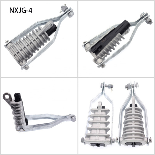 NXJG dan NXJL Series Clamp Strain Gelar Untuk Kabel Insulasi Overhead Line Aluminium Aluminium Clamp Penjepit Penjepit Penjepit