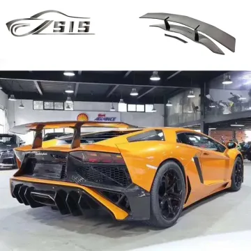Carbon Fiber Rear Spoiler Wing Upgrade for Lambo SV LP750/LP700/LP720 (2017-2019)