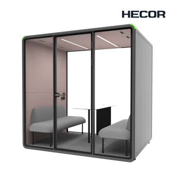 Quick-Meeting Pod with Soft Lighting & Airflow