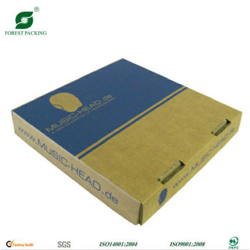 FOLDABLE MAILING BOX WITH COLOR LOGO