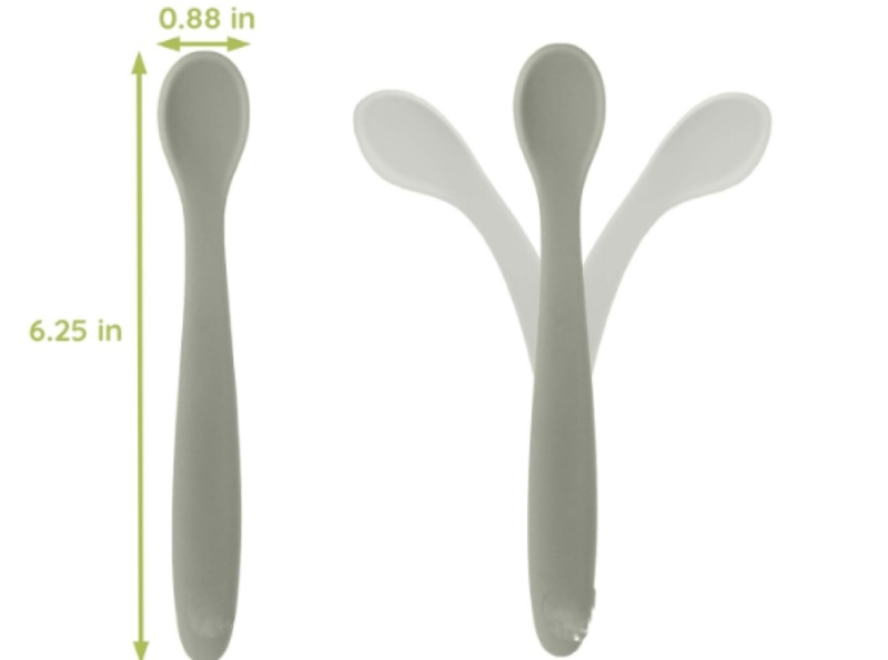 Compact Baby Food Spoon for Travel and Daily Use