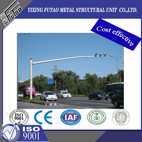 8 Meters Steel Traffic Signal Pole