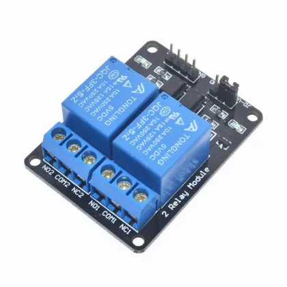 2 Channel 5V Relay Module Board with Optocoupler Support for Arduino