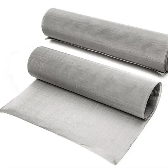 20 Mesh 99.99% Silver Conductive Wire Mesh Fabric for Solar Cell Electrodes