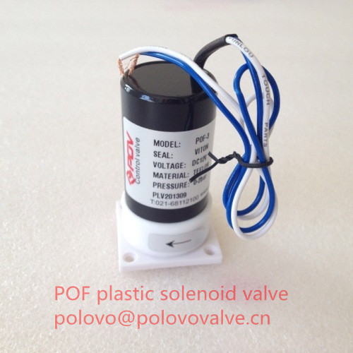 Plastic micro acid 12v dc solenoid valve