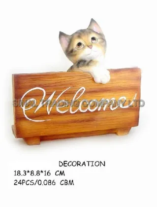 Home Decorations, Polyresin Cat Sculpture Gifts