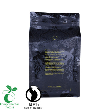 Eco-vriendelijke koffiezakjes met platte bodem Bio pack