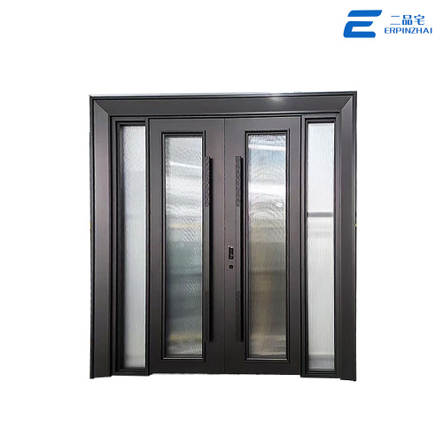 Puertas de villa de aluminio fundido de vidrio de alta gama