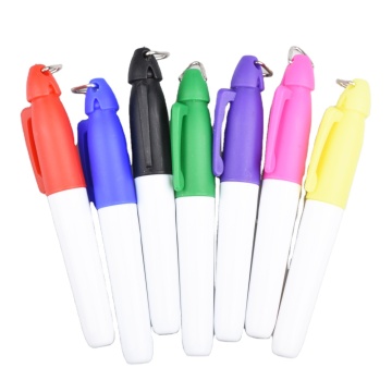High-Quality Multi-Color Durable Mini Golf Ball Marking Pen - Oil-Based with Triangle Hook