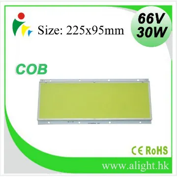 30w COB Panel LEDs lights 66v Rectangle 88x225mm