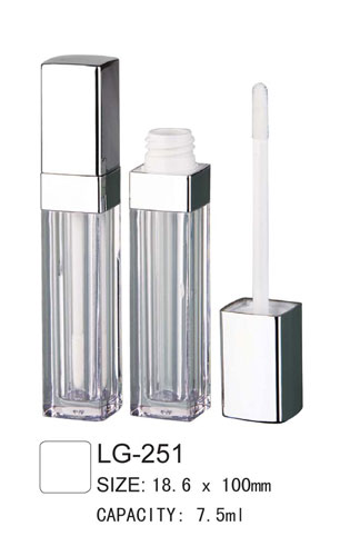 Persegi Lip Gloss kasus LG-251