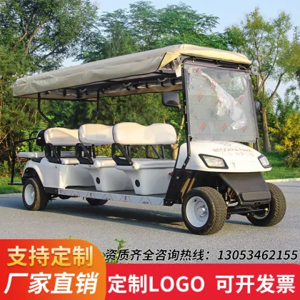 4-Seat Golf Cart 6-Seat 8-Seat Electric Four-Wheel Sightseeing Cart Golf Cart Scenic Spot Security Cruise Car