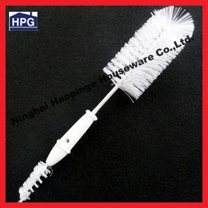 OEM size and shape plastic baby feeding bottle brush