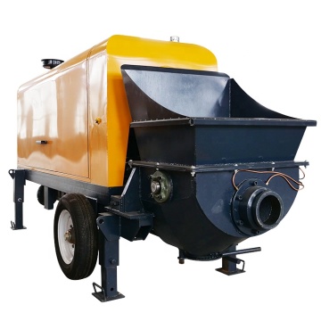 Diesel Engine Construction Concrete Mixer Pump - 30mm Material