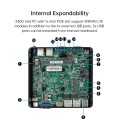 Индустриальное мини -ПК Fanless Intel Celeron J6412
