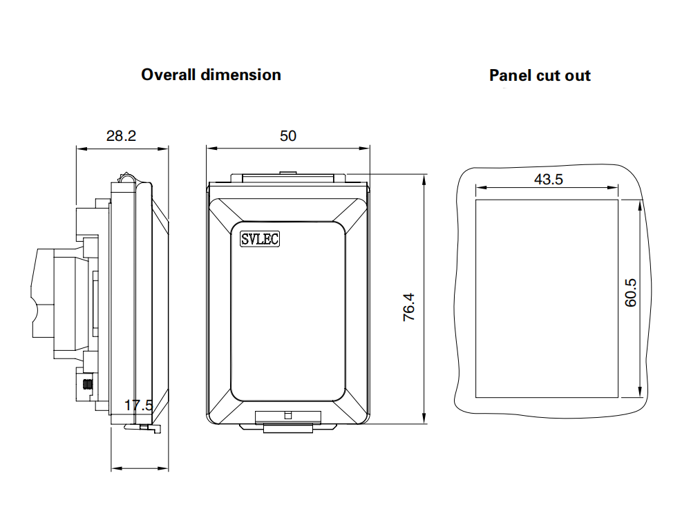 Front panel interface