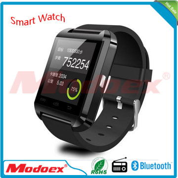 Topsale 1.44" Screen 128*128 BT 4.0 sport water resistant bluetooth smart u8 watch