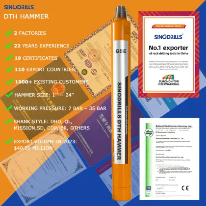 Multi Function Tool: Hammer Drill DHD340 DTH Hammer for Water Drilling