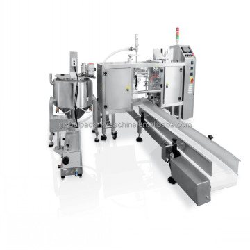 Automatische plastic zakvul- en afdichtingsmachine