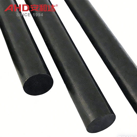 PTFE+Graphite rods black