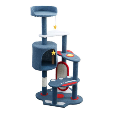 MEFESIPI Wooden Cat Pet Puzzle Toys Climbing Tower