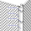 Fabric de liaison de chaîne en acier galvanisée 11.5 de calibre 11.5