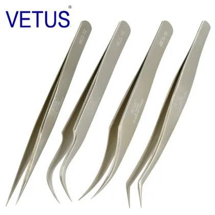 Stainless Steel Vetus MCS 3D Lash Extension Tweezers - Wholesale