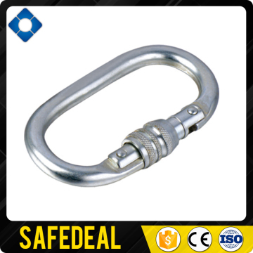 Fall Protection Steel Screw Locking Carabiner