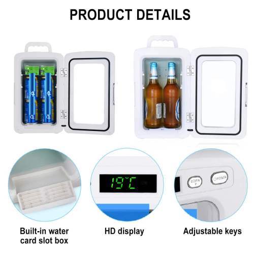 10L 12v 220v Home Refrigerator Warmer Freezer Cooler Fridge Compressor Refrigerator Temper Adjustable
