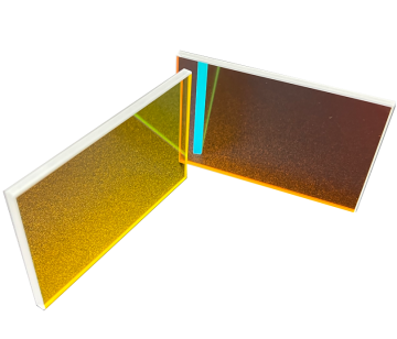 Custom Blue Reflective Red Green Transmission Dichroic Glass Filter
