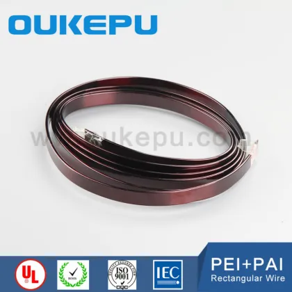 top technology polyamide-imide enameled flat copper magnet wire