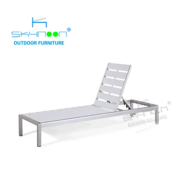 Custom Removable Wood Swimming Pool Lounger - New Design Sunbed
