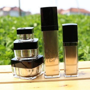 New style plastic square acrylic lotion pump bottle