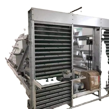 Sistema automático de gaiola de bateria para galinhas de coleta de ovos