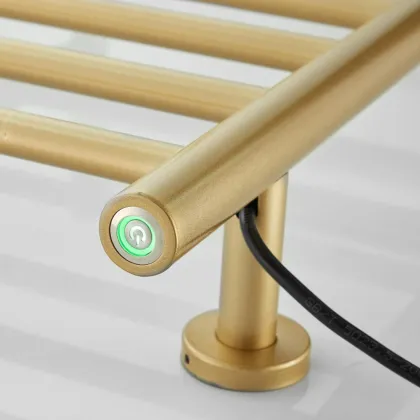 Gold Heated Towel Warmer Rack