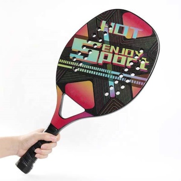 Custom Carbon Fiber and Fiberglass Beach Tennis Rackets and Paddles