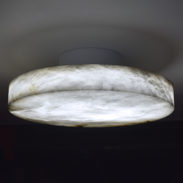 Factory Price Alabaster Pebble Custom Chandelier Brass Lamps for Dining Room