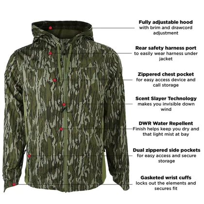 Hot Sales Premium Waterproof Breathable Hunting Jacket Brands for Men