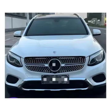Retrofit GT Grille for Mercedes-Benz GLC X253 C253 2016-2023 - Black and Silver High-Quality Grille