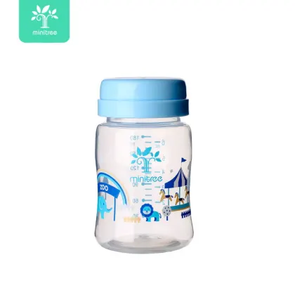 Wide neck breast milk storage bottle portable milk storage bottle BPA free milk baby feeding bottle