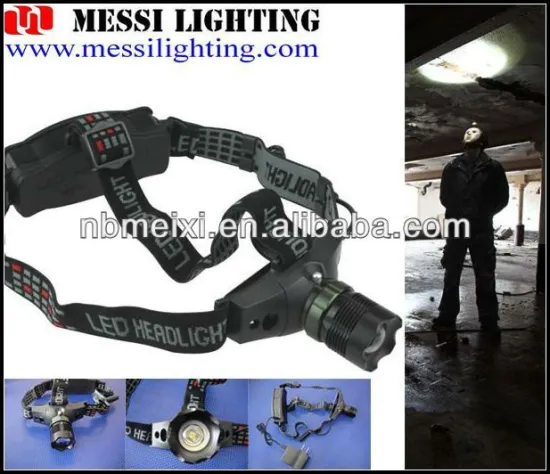 outdoor ultra brightness waterproof rechargable led headlamp
