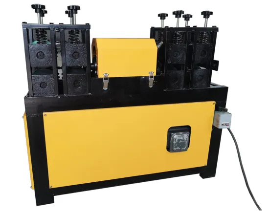 Waste rebar hydraulic straightening machine