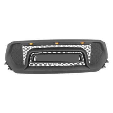 Gloss Black ABS Plastic Front Grill for Dodge Ram 1500 4x4 Pickup Truck