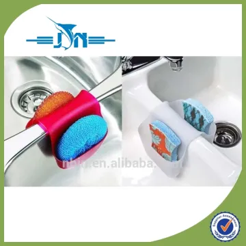 Easy Fixation Suction Cup silicone Kitchen Sponge Sink Holder
