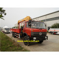 Dongfeng 12 Wheeler 10T Hydraulic Crane Malori