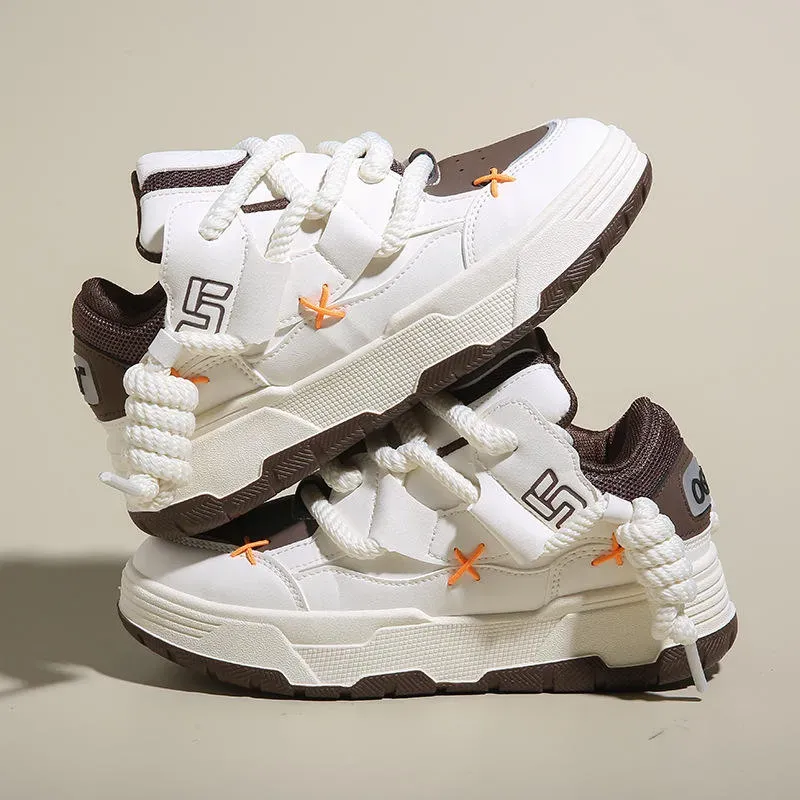 Versatile Thick-Soled Sneakers