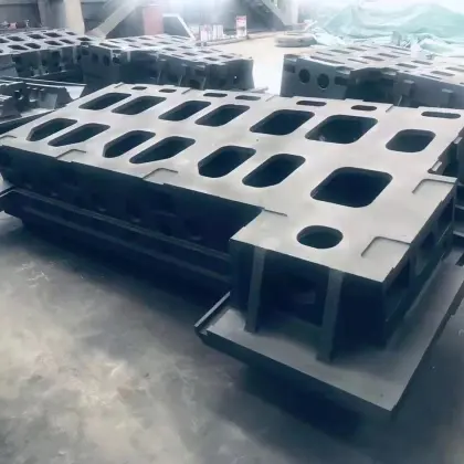 Gray iron hard rail machine tool column casting