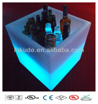 Fantastic LED Light Cube, Square Ice Bucket